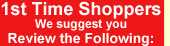First Time Shoppers, Click a link below.